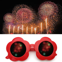 Load image into Gallery viewer, Sunflower Effects Diffraction Glasses Special Glasses Watch The Lights Change To Flower Shape At Night Party Club Sunglasses