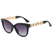 Carica l&#39;immagine nel visualizzatore di Gallery, Occhiali da sole Trendyses per donna Occhiali da sole da strada europei e americani Personalità con montatura piccola quadrata 
