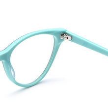 Load image into Gallery viewer, Sunglass Style Cat-Eye Hypoallergenic Acetate Full Rim Women&#39;s Optical Eyeglasses Frames With Spring Hinges Women Glasses Frame