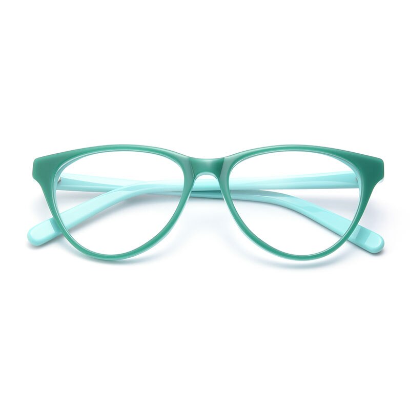 Sunglass Style Cat-Eye Hypoallergenic Acetate Full Rim Women's Optical Eyeglasses Frames With Spring Hinges Women Glasses Frame
