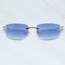 Carica l'immagine nel visualizzatore di Gallery, Sunglasses 2022 Men Carter Glasses Women Rimless Wood Buffalo Horn Glasses Buffs Designer Sun Glasses Shades gafas de sol mujer