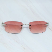 Carica l'immagine nel visualizzatore di Gallery, Sunglasses 2022 Men Carter Glasses Women Rimless Wood Buffalo Horn Glasses Buffs Designer Sun Glasses Shades gafas de sol mujer