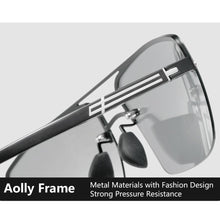 Carica l&#39;immagine nel visualizzatore di Gallery, Sunglasses Men Anti-glare Sports Driving Glasses For Male Day Night Vision Photochromic Polarized UV400 Lens Eyewear V1912