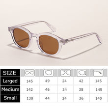 Load image into Gallery viewer, Sunglasses Men Johnny Depp LEMTOSH Polarized Sun Glasses Woman Brand Designer Round Vintage Acetate Frame Tea Lens Driving Shade