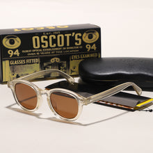 Load image into Gallery viewer, Sunglasses Men Johnny Depp LEMTOSH Polarized Sun Glasses Woman Brand Designer Round Vintage Acetate Frame Tea Lens Driving Shade