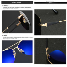 Load image into Gallery viewer, Sunglasses Men Polarized Driving Glasses UV400 Brand Designer Mercede 743 Pilot Eyewear Metal Rimless Retro Gafas De Sol Hombre