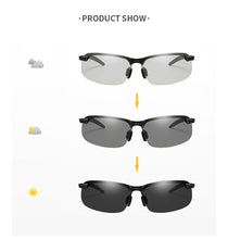 Load image into Gallery viewer, Sunglasses Men Polarized Driving Pochromic Glasses Male Change Color Sun Glasses Day Night Vision Driver's Eyewear Chameleon