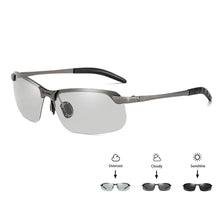 Load image into Gallery viewer, Sunglasses Men Polarized Driving Pochromic Glasses Male Change Color Sun Glasses Day Night Vision Driver's Eyewear Chameleon