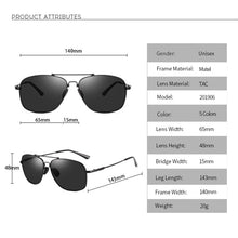 Load image into Gallery viewer, Sunglasses Men Unisex Vintage Metal Drive Polarized UV400 Lens Women Sun Glasses Male Gradient Eyewear Accessories 1906