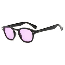 Load image into Gallery viewer, Sunglasses Men Women Brand Designer Transparent Blue lens Oval Sun Glasses Vintage Male Female Goggles Oculos Gafas De Sol UV400