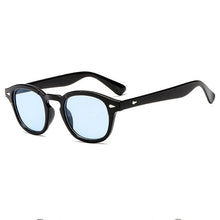 Load image into Gallery viewer, Sunglasses Men Women Brand Designer Transparent Blue lens Oval Sun Glasses Vintage Male Female Goggles Oculos Gafas De Sol UV400