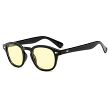 Load image into Gallery viewer, Sunglasses Men Women Brand Designer Transparent Blue lens Oval Sun Glasses Vintage Male Female Goggles Oculos Gafas De Sol UV400