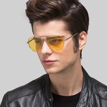 Carica l&#39;immagine nel visualizzatore di Gallery, Sunglasses Men Yellow Night Vision Glasses Anti-Glare Driver Eyewear Male Pilot Polarized UV400 Sunglasses For Female 0922