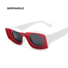 Load image into Gallery viewer, Sunglasses Multicolor Square Women Sun Glasses Female Eyewear Eyeglasses Plastic Frame Clear Lens UV400 Shade Fashion