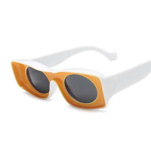 Sunglasses Multicolor Square Women Sun Glasses Female Eyewear Eyeglasses Plastic Frame Clear Lens UV400 Shade