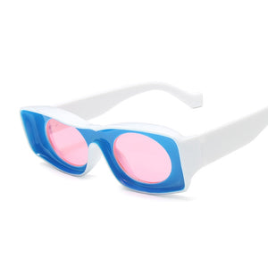 Sunglasses Multicolor Square Women Sun Glasses Female Eyewear Eyeglasses Plastic Frame Clear Lens UV400 Shade