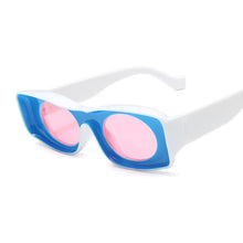 Carica l&#39;immagine nel visualizzatore di Gallery, Sunglasses Multicolor Square Women Sun Glasses Female Eyewear Eyeglasses Plastic Frame Clear Lens UV400 Shade