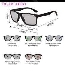 Load image into Gallery viewer, Sunglasses Polarized Men Photochromic Discoloration Glasses Male Change Color Sun Glasses Day Night Vision Driving Goggles UV400