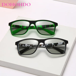 Sunglasses Polarized Men Photochromic Discoloration Glasses Male Change Color Sun Glasses Day Night Vision Driving Goggles UV400