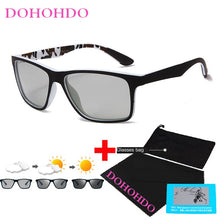 Load image into Gallery viewer, Sunglasses Polarized Men Photochromic Discoloration Glasses Male Change Color Sun Glasses Day Night Vision Driving Goggles UV400