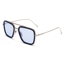 Carica l&#39;immagine nel visualizzatore di Gallery, Occhiali da sole di qualità Iron Eyewear Square Stark Retro High Tony Outdoor Drive Sport Uomo Uomo Occhiali da sole classici con montatura in metallo 