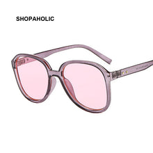 Load image into Gallery viewer, Sunglasses Round Women Sun Glasses Female Eyewear Eyeglasses Plastic Frame Clear Lens UV400 Shade Driving New