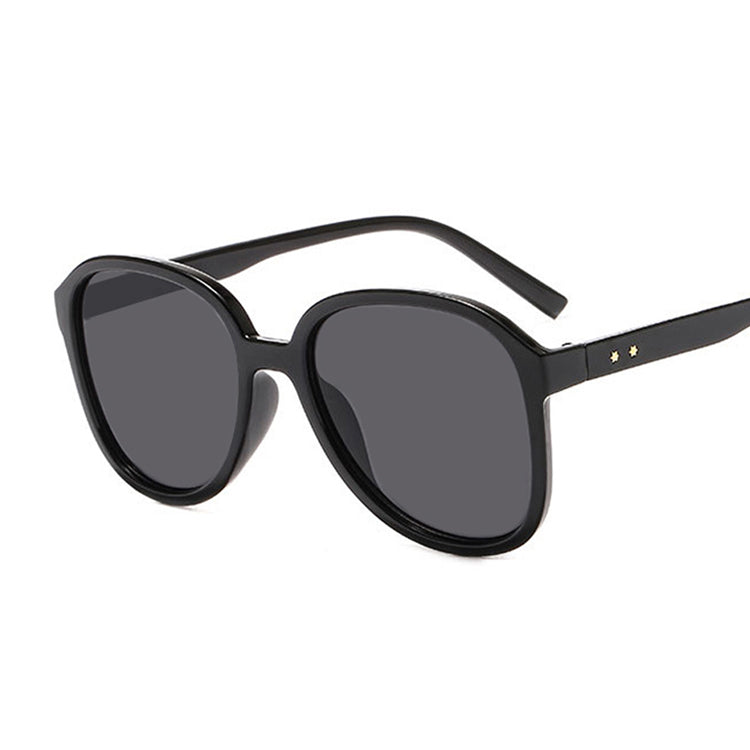 Sunglasses Round Women Sun Glasses Female Eyewear Eyeglasses Plastic Frame Clear Lens UV400 Shade Driving New