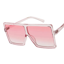 Carica l&#39;immagine nel visualizzatore di Gallery, Occhiali da sole quadrati da donna Occhiali da sole Occhiali da donna Occhiali da vista Montatura in plastica Lenti trasparenti Paralume UV400 Moda Guida Nuovo 