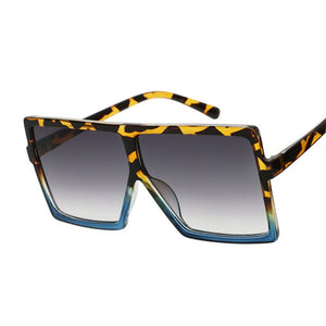 Occhiali da sole quadrati da donna Occhiali da sole Occhiali da donna Occhiali da vista Montatura in plastica Lenti trasparenti Paralume UV400 Moda Guida Nuovo 