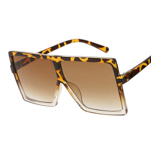 Occhiali da sole quadrati da donna Occhiali da sole Occhiali da donna Occhiali da vista Montatura in plastica Lenti trasparenti Paralume UV400 Moda Guida Nuovo 