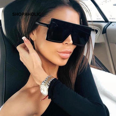Sunglasses Square Women Sun Glasses Female Eyewear Eyeglasses Plastic Frame Clear Lens UV400 Shade Driving New