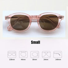 Load image into Gallery viewer, Sunglasses Woman Johnny Depp Polarized Sun Glasses Pink Lens Brand Designer Vintage Acetate Glasses Frame Female Driver Shade