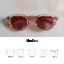 Load image into Gallery viewer, Sunglasses Woman Johnny Depp Polarized Sun Glasses Pink Lens Brand Designer Vintage Acetate Glasses Frame Female Driver Shade
