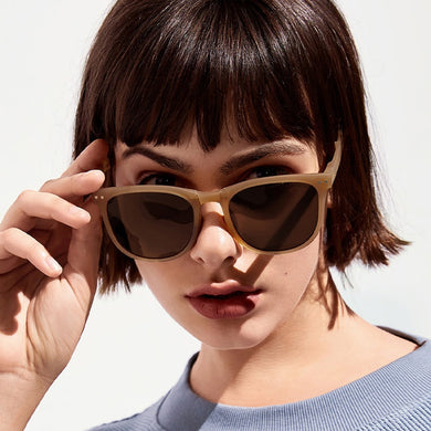 Sunglasses Women Folding Air Cushion TR90 UV400 Protection Polarized Glasses Case Square Vintage Men Sunglasses 001