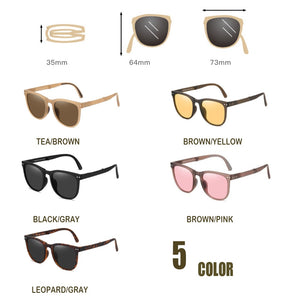Sunglasses Women Folding Air Cushion TR90 UV400 Protection Polarized Glasses Case Square Vintage Men Sunglasses 001