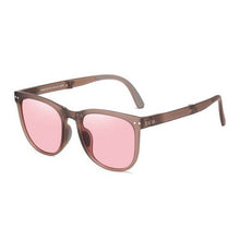 Load image into Gallery viewer, Sunglasses Women Folding Air Cushion TR90 UV400 Protection Polarized Glasses Case Square Vintage Men Sunglasses 001