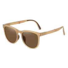 Load image into Gallery viewer, Sunglasses Women Folding Air Cushion TR90 UV400 Protection Polarized Glasses Case Square Vintage Men Sunglasses 001