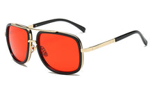 Carica l&#39;immagine nel visualizzatore di Gallery, Sunglasses Women  Brand Designer Gold Metal Frame Oculos High Quality Brown Sun Glasses For Men 1230R