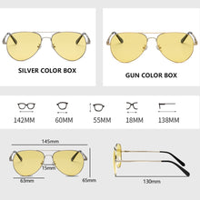 Carica l&#39;immagine nel visualizzatore di Gallery, Sunglasses Women Men Yellow Night Vision Lens Anti-glare Driver Glasses For Men Pilot Polarized UV400  Eyewear For Male/Female