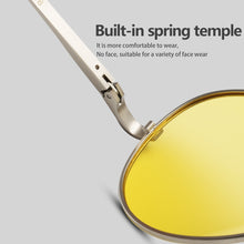 Carica l&#39;immagine nel visualizzatore di Gallery, Sunglasses Women Men Yellow Night Vision Lens Anti-glare Driver Glasses For Men Pilot Polarized UV400  Eyewear For Male/Female