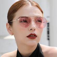 Load image into Gallery viewer, Sunglasses Women Polarized Gradient UV400 Lens Vintage  Crystal Ladies Sun Glasses Eyewear For Female N90274