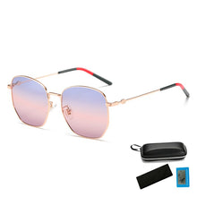 Load image into Gallery viewer, Sunglasses Women Polarized UV400 Lens Vintage  Crystal Ladies Sun Glasses Gradient Eyewear For Female N9866