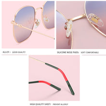 Load image into Gallery viewer, Sunglasses Women Polarized UV400 Lens Vintage  Crystal Ladies Sun Glasses Eyewear For Women Female 9866