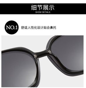 Sunglasses Women Tide 2023 Star With Fox Head Big Frame Ladies Sunglasses Polarized UV Protection Sunglasses 50025