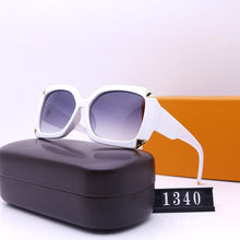 Load image into Gallery viewer, Sunglasses Women&#39;s big frame designer brand retro women&#39;s men&#39;s husband driver  high quality 2022  free glasses box