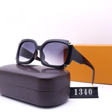 Load image into Gallery viewer, Sunglasses Women&#39;s big frame designer brand retro women&#39;s men&#39;s husband driver  high quality 2022  free glasses box