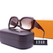 Load image into Gallery viewer, Sunglasses Women&#39;s big frame designer brand retro women&#39;s men&#39;s husband driver  high quality 2022  free glasses box