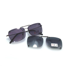 Load image into Gallery viewer, Sunglasses clip mirror portable buckle sunglasses UV protection glasses car wear glasses able clip mirror