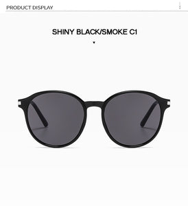Sunglasses for Men Women,Stylish Retro Round Frame,Jelly Color Beach Vacation Glasses,UV 4000,with Glasses Cloth