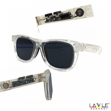 Sunglasses with Variable Electronic Tint Control Sunglasses Men Polarized Sunglasses Transparent Eyewear Frame